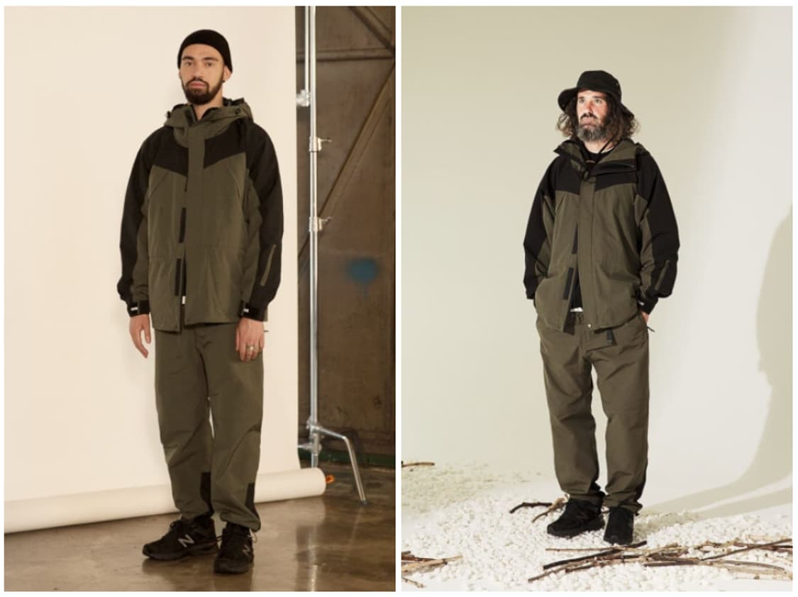 L 새제품) 마모트 X 유니폼브릿지 파카 바람막이 트랙팬츠 셋업 등산 상품이미지2