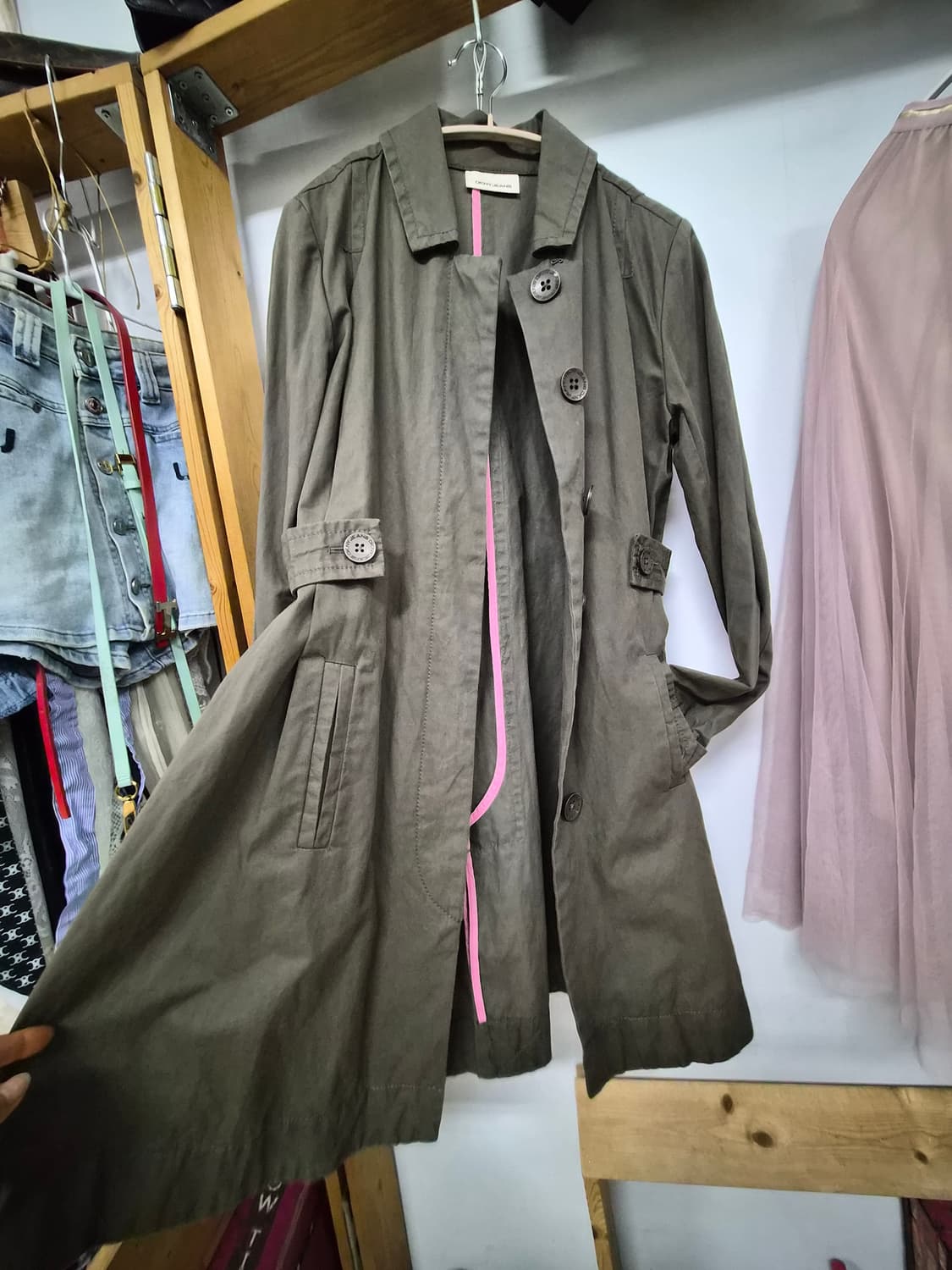 DKNY 사이드벨티드 트렌치코트 상품이미지1