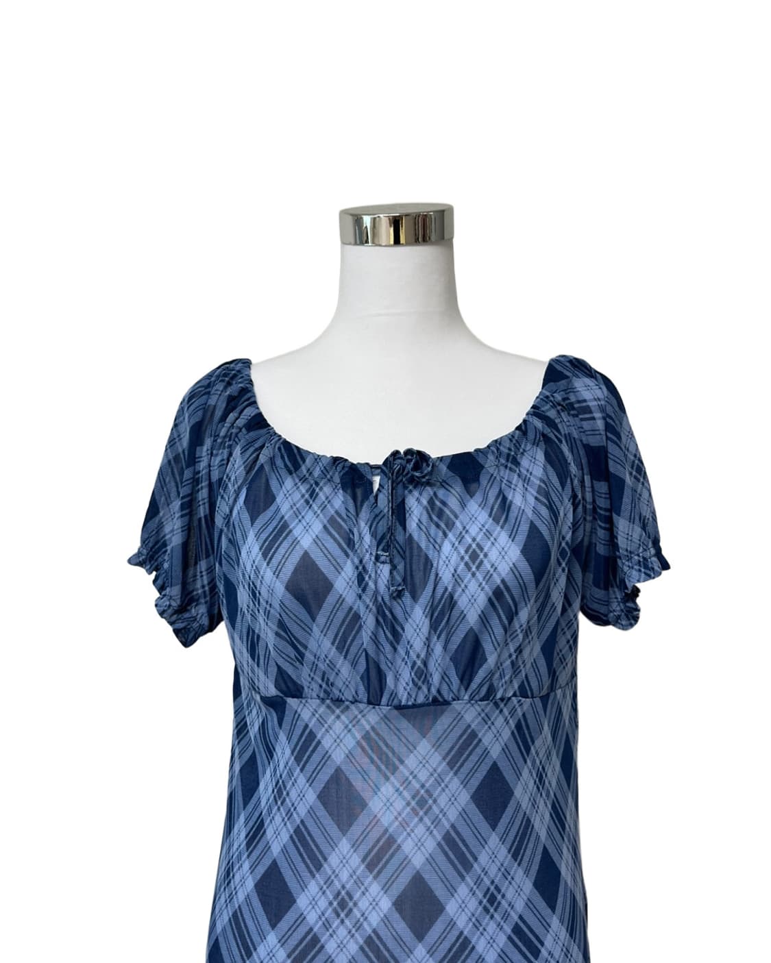 Blue check onepiece 상품이미지7