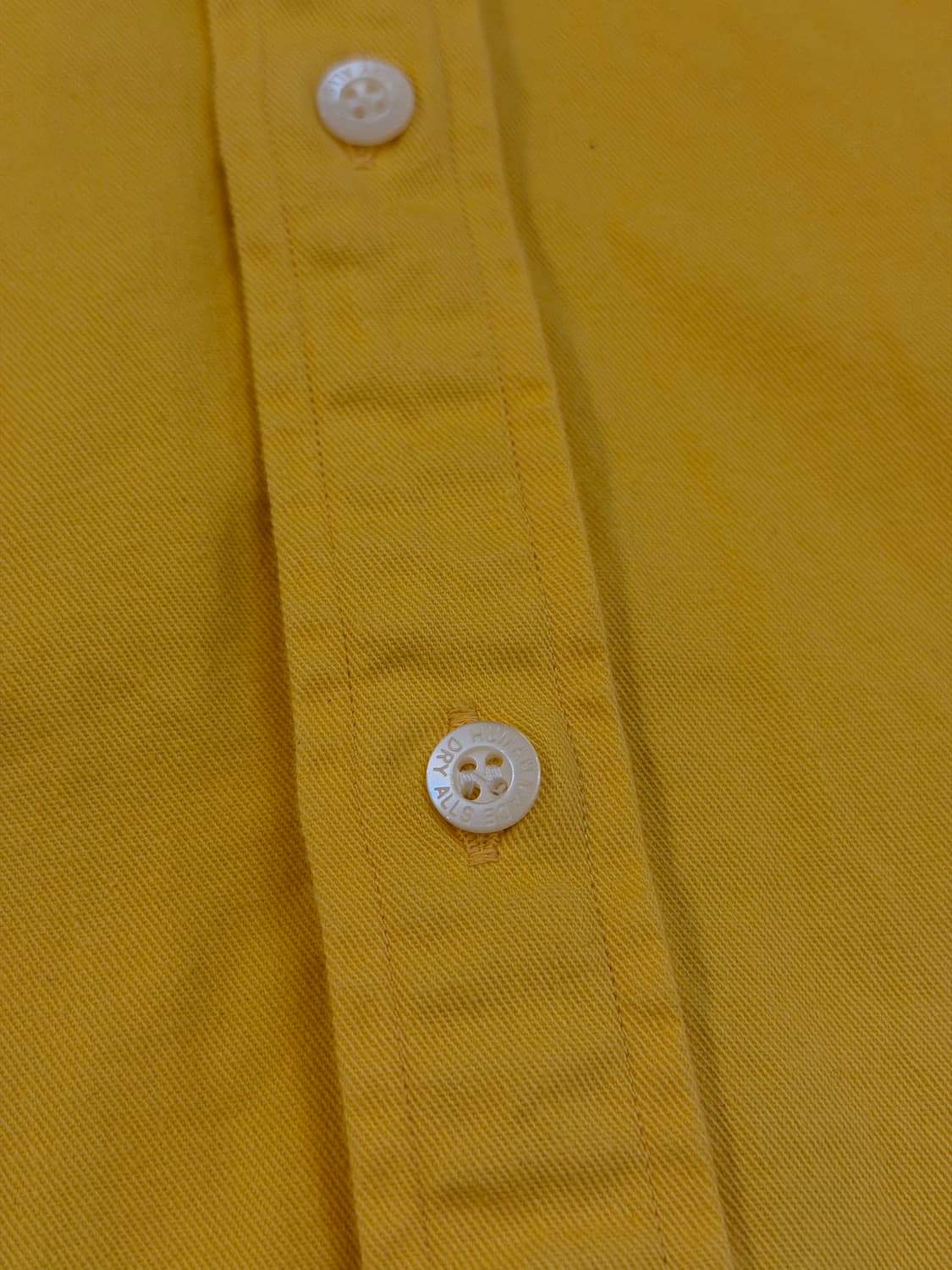 휴먼메이드 하트로고 옥스포드 셔츠 옐로우 상품이미지3