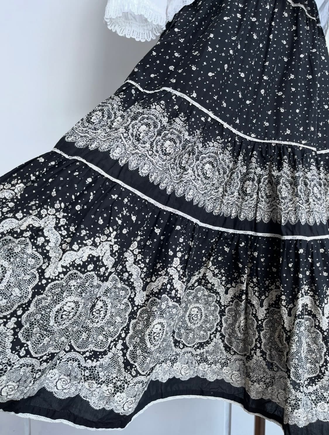 PINK HOUSE 앤티크 레이스 티어드 스커트 상품이미지5