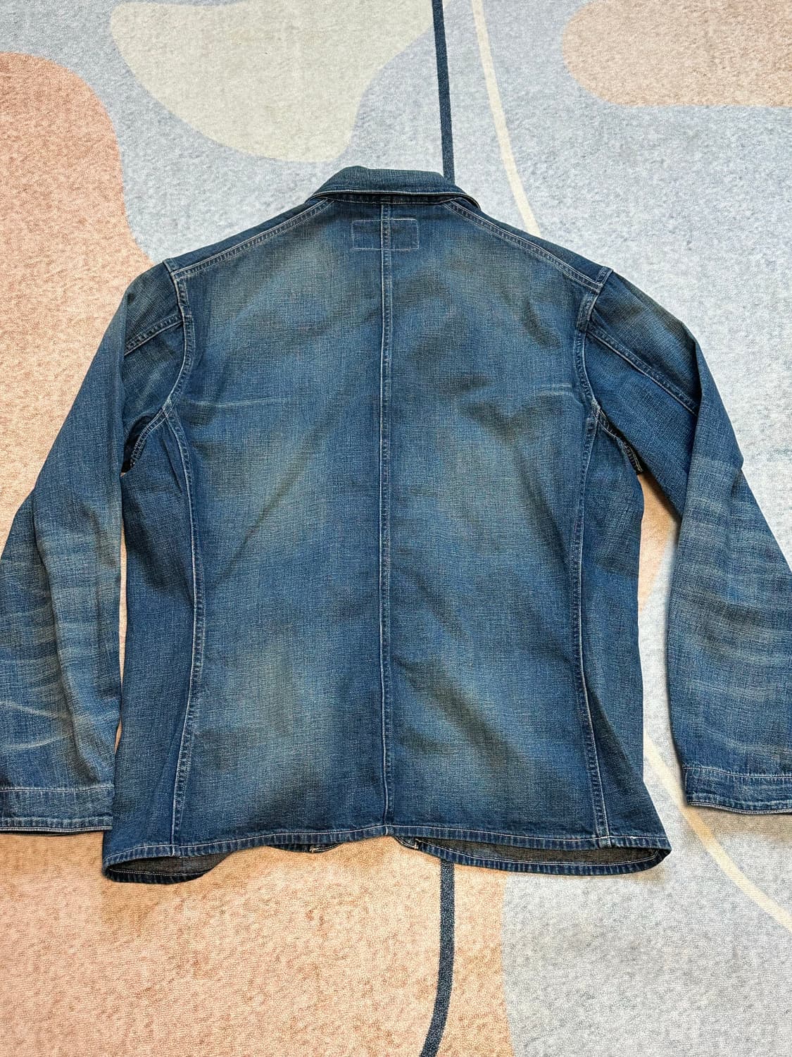 [L] RRL (더블알엘) 엔지니어 면 린넨 데님 자켓 상품이미지7