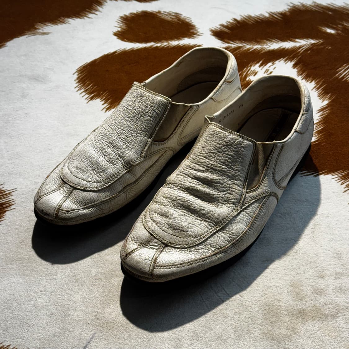 프라다 스포츠 로퍼 레더 화이트 (275-280) 상품이미지3