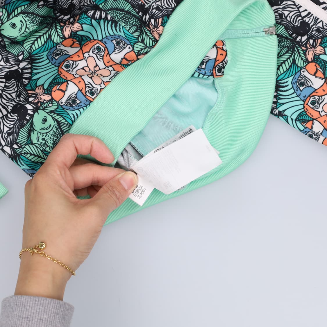 90 아디다스 키즈 패턴 트랙탑 0407H1 상품이미지5