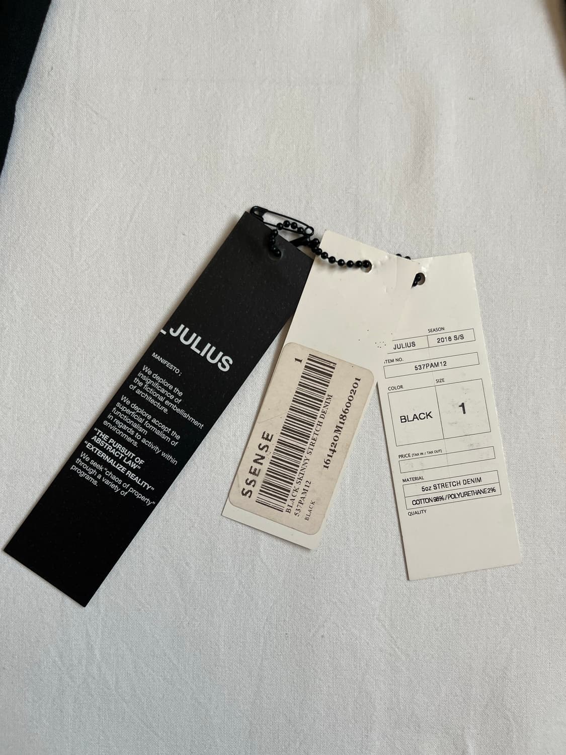 Julius SS16 Sefiroth Arched Skinny Pants 상품이미지10