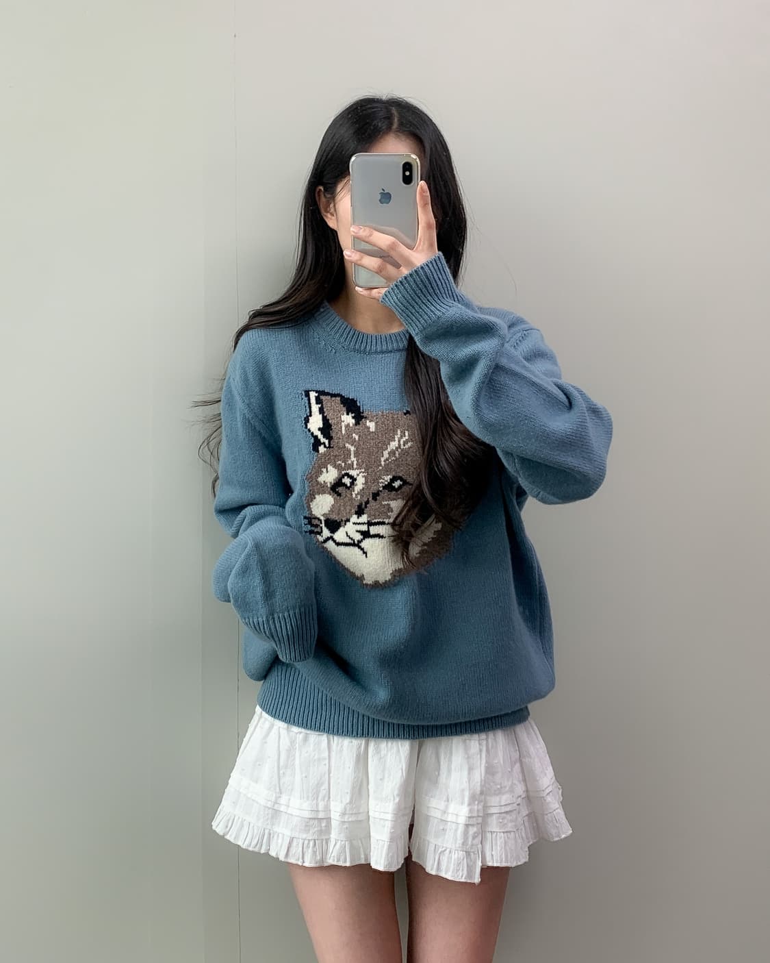 메종키츠네 빅폭스 니트  상품이미지2