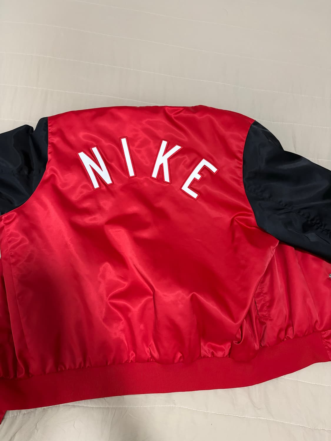 나이키 올드스쿨 빅로고 우븐 바시티자켓 상품이미지1