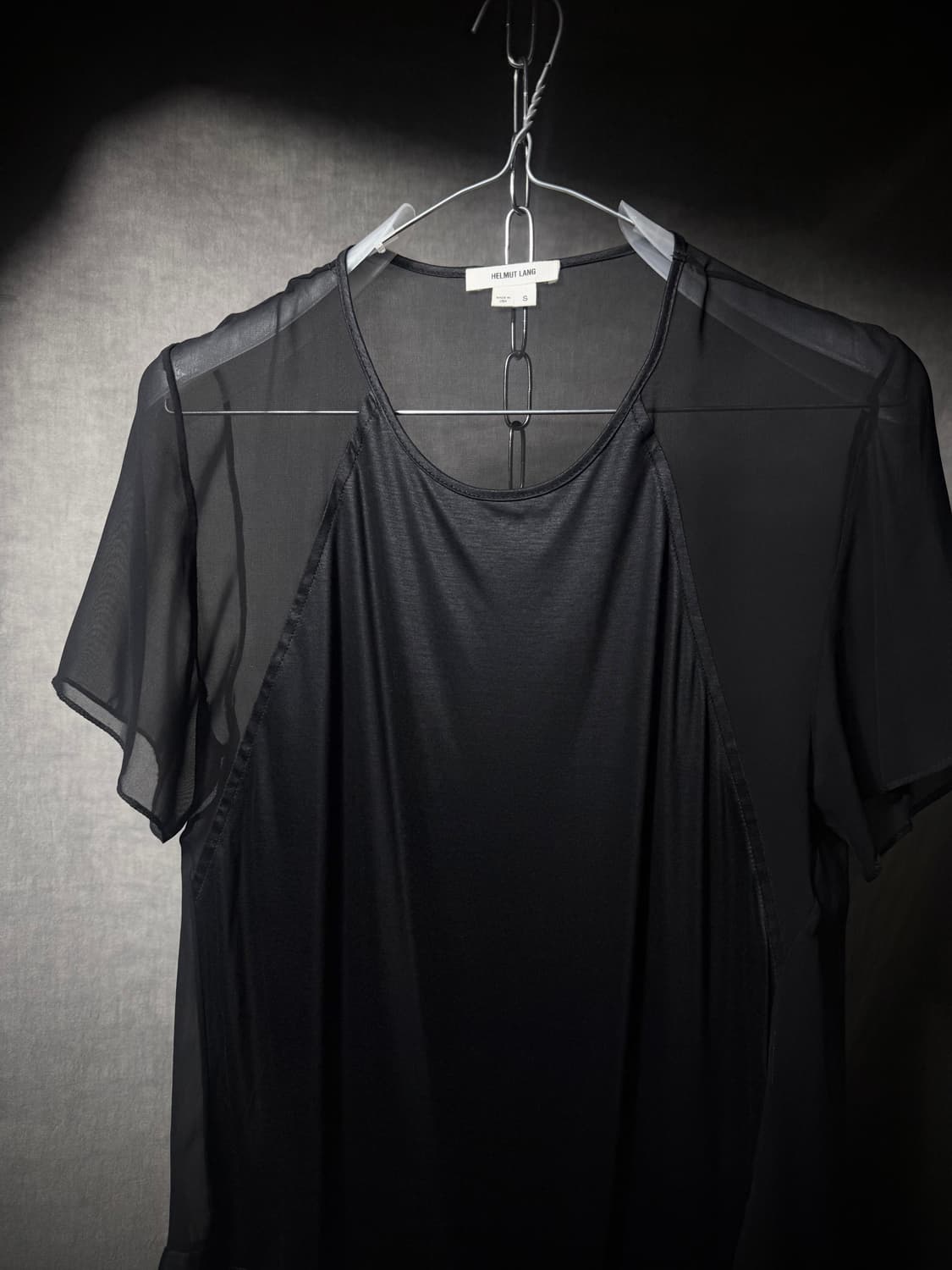 Helmut Lang Sheer Asymmetric Top 상품이미지3