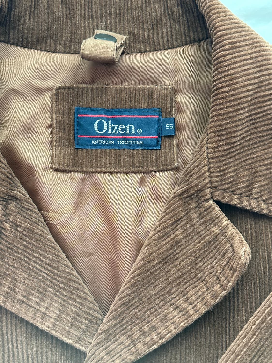 Olzen 올젠 브라운 코듀로이 자켓 상품이미지3