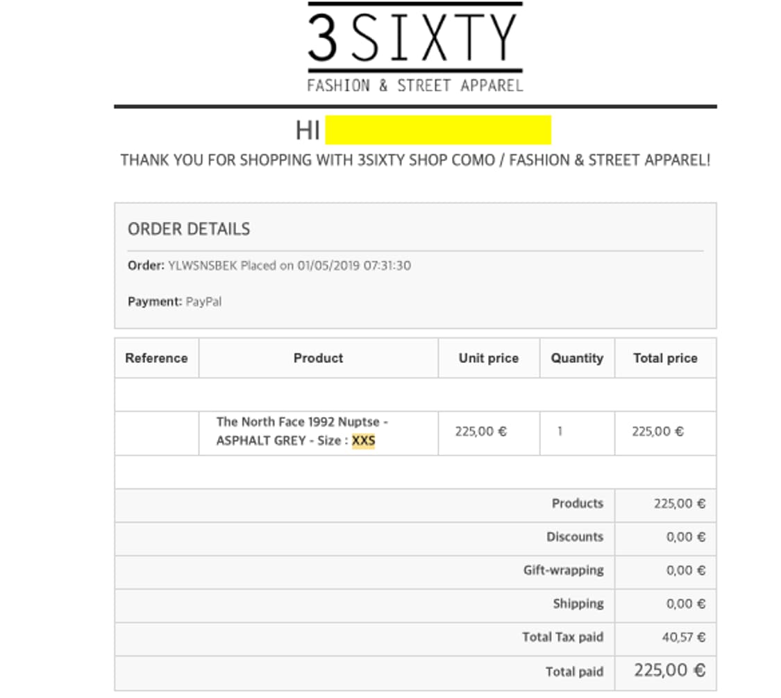 노스페이스 1992 눕시 아스팔트그레이 XXS 상품이미지9