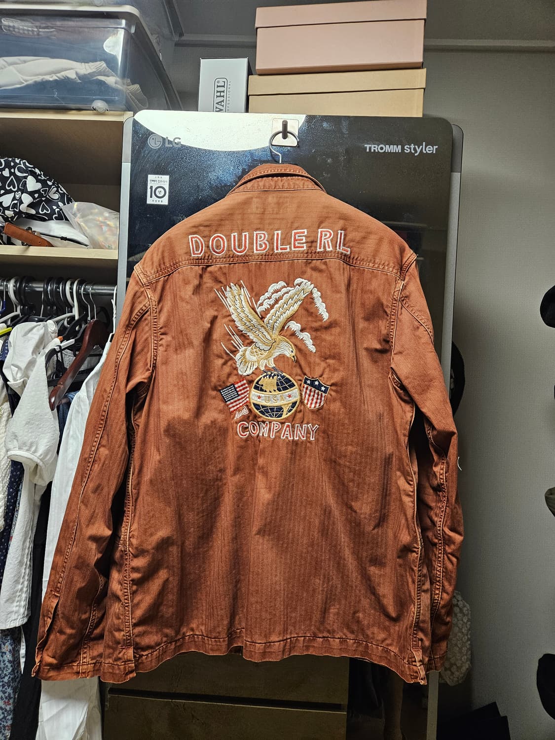 [교환]더블알엘 헤링본 트윌셔츠 26년제품 상품이미지1