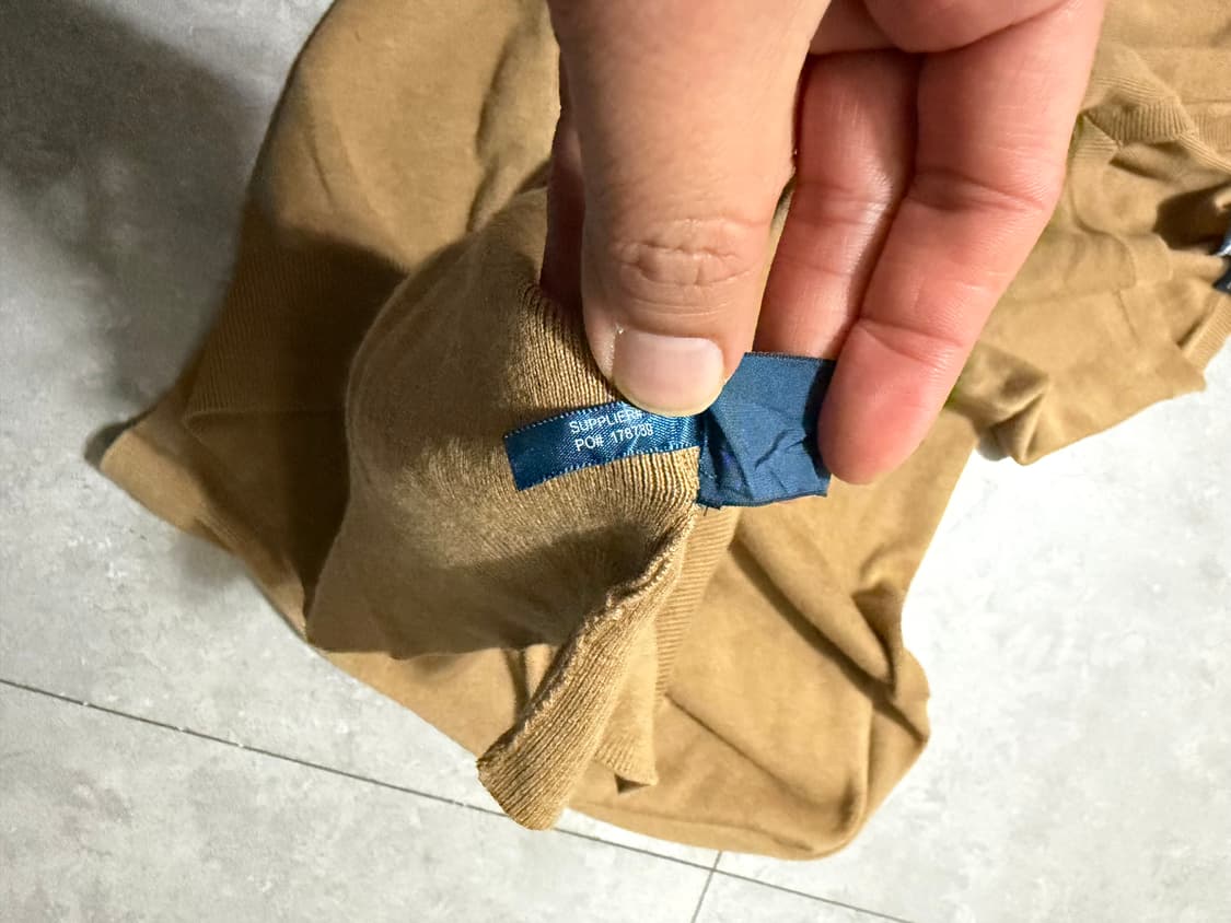 00s 랄프로렌 폴로 베이지컬러 피마코튼 빈티지 니트 110size  상품이미지7