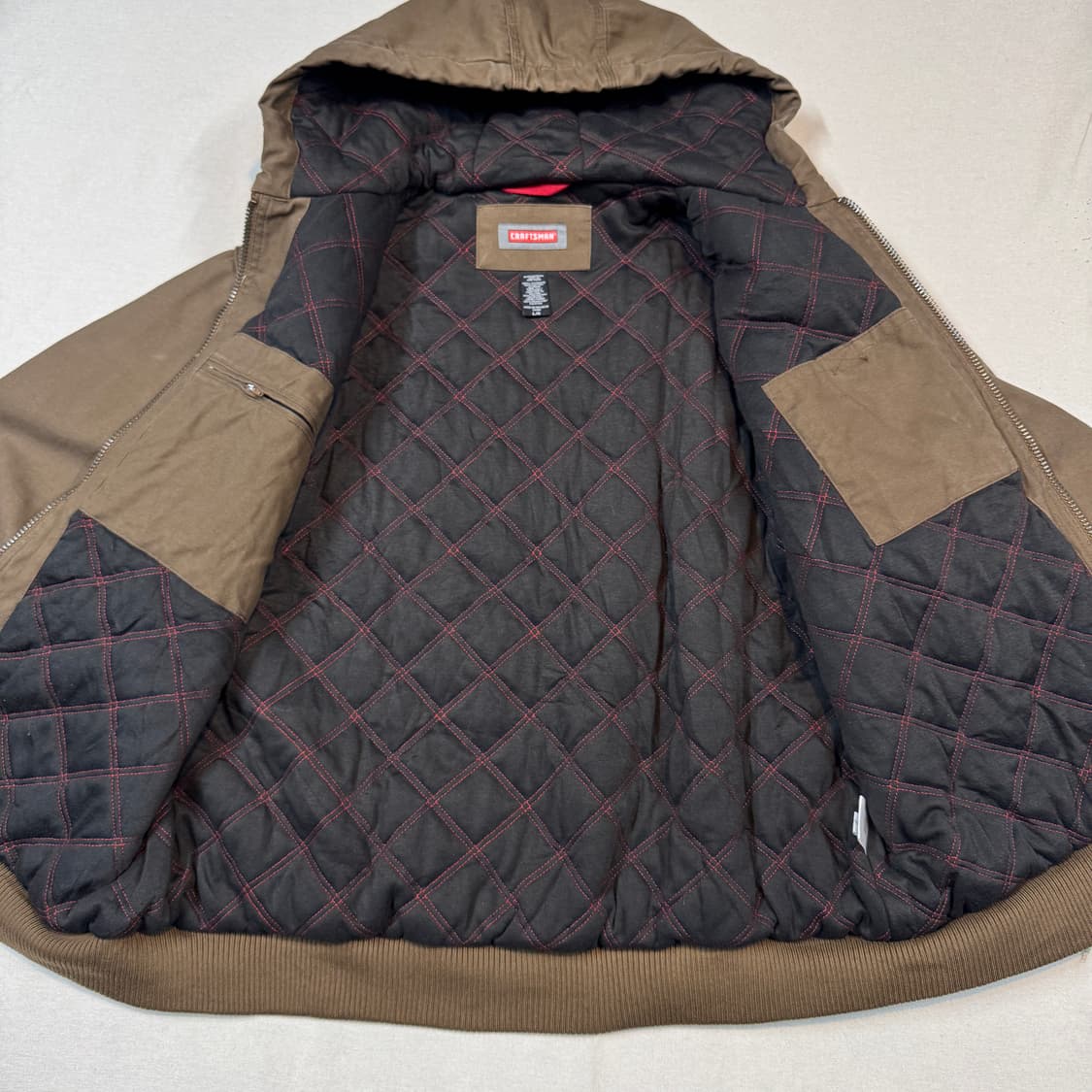L) 크래프트맨 워크웨어 덕캔버스 액티브 자켓 브라운 상품이미지6