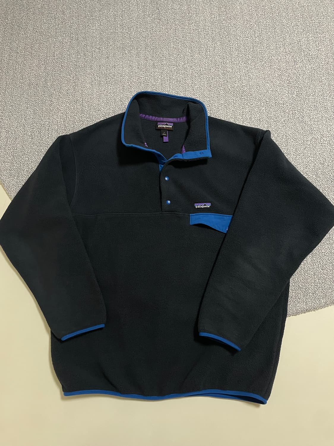[L] 파타고니아 신칠라 피치 블루 아노락 풀오버 상품이미지1