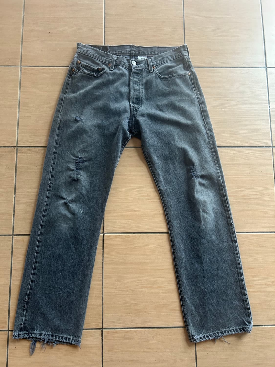 00‘s Levi’s501 Black jeans 33in 상품이미지1