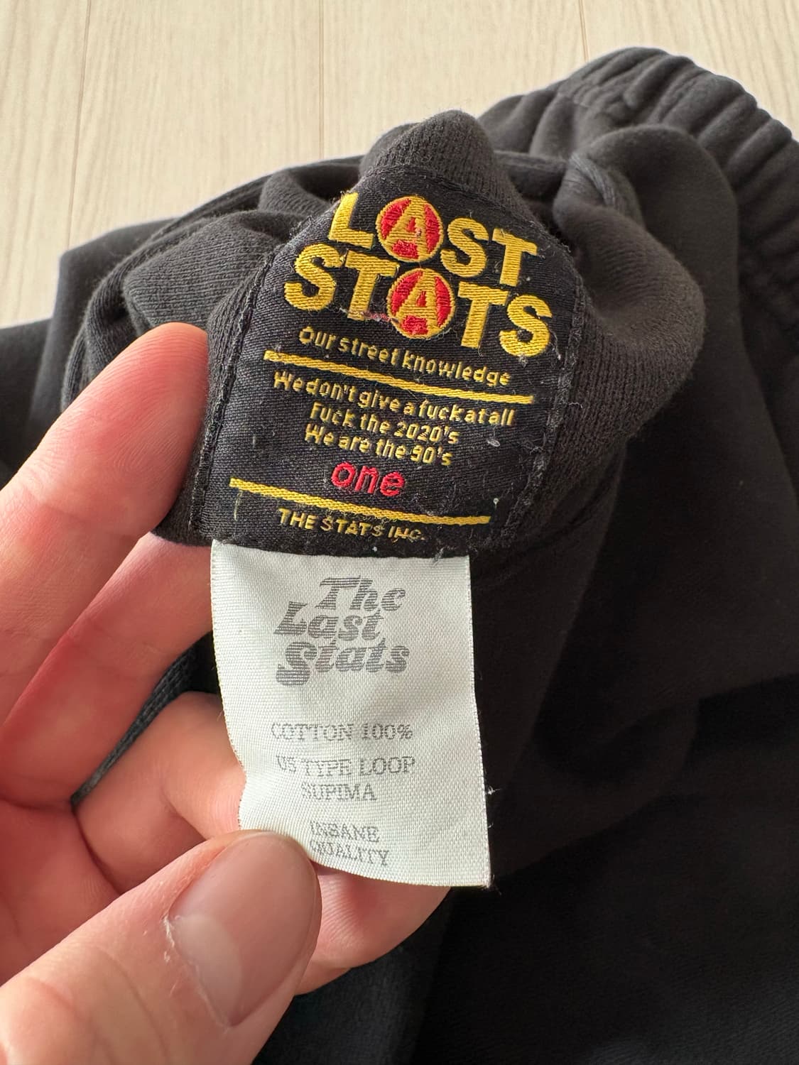 [1] 라스탯츠 스웻팬츠 블랙 상품이미지2