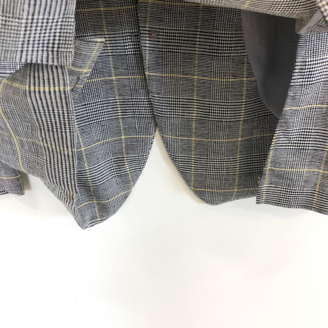 코모도 린넨혼방 체크자켓 100 상품이미지5