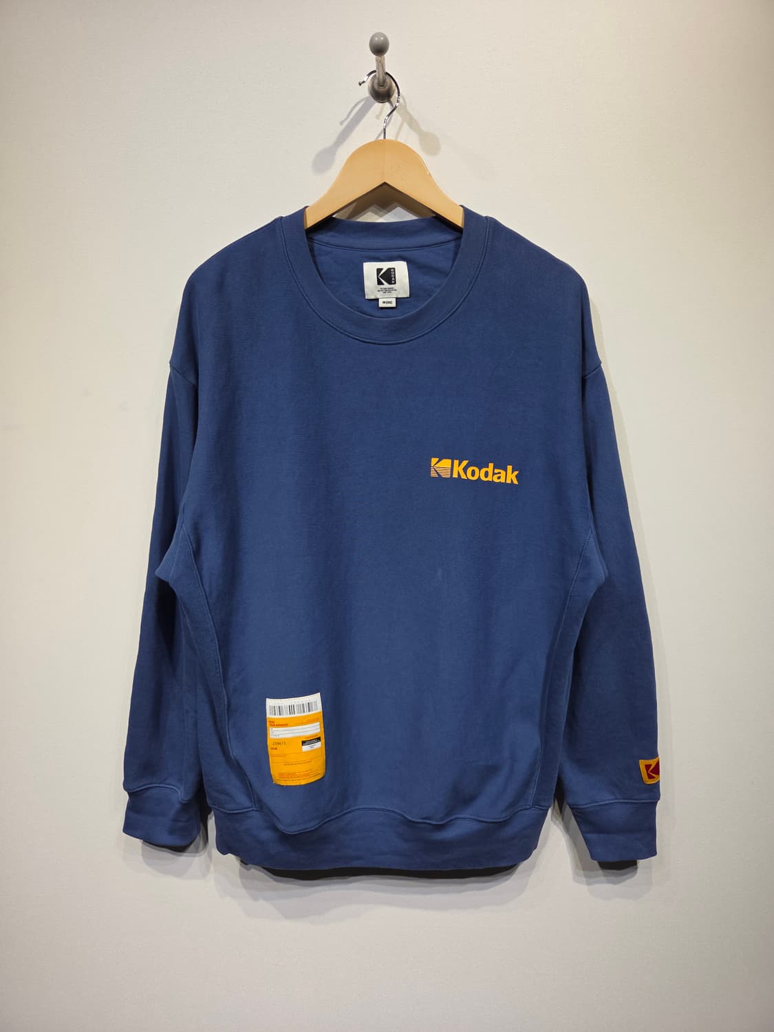 코닥 (KODAK) 빅로고 포인트 맨투맨 네이비 상품이미지2