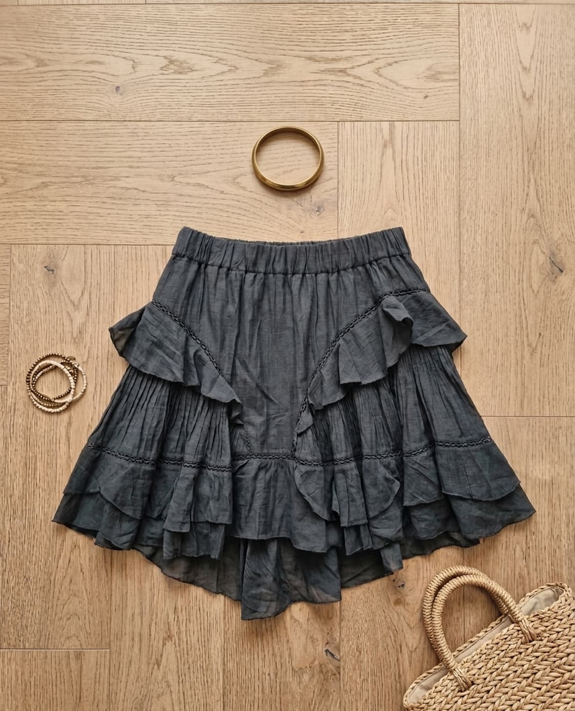 이자벨마랑 alikaya skirt 알리카야스커트 린넨치마 38사이즈 상품이미지1