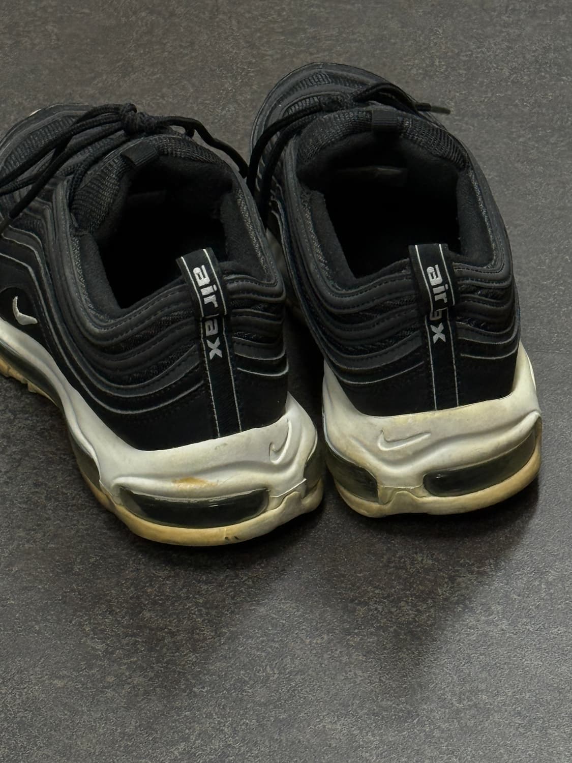 285 / 나이키 에어 맥스97 검흰 Nike AirMax97  상품이미지6