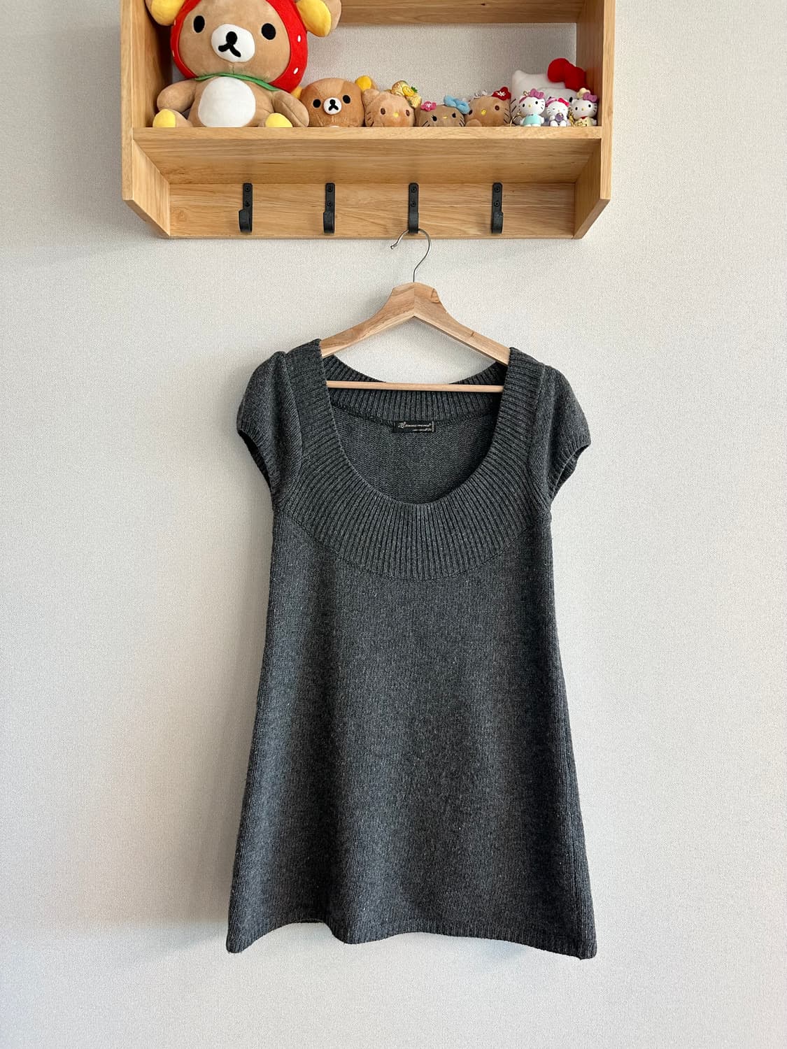 jpn 모리걸 하구미 스즈코 너드 히피 아오이유우 레이어드 코디세트 상품이미지3