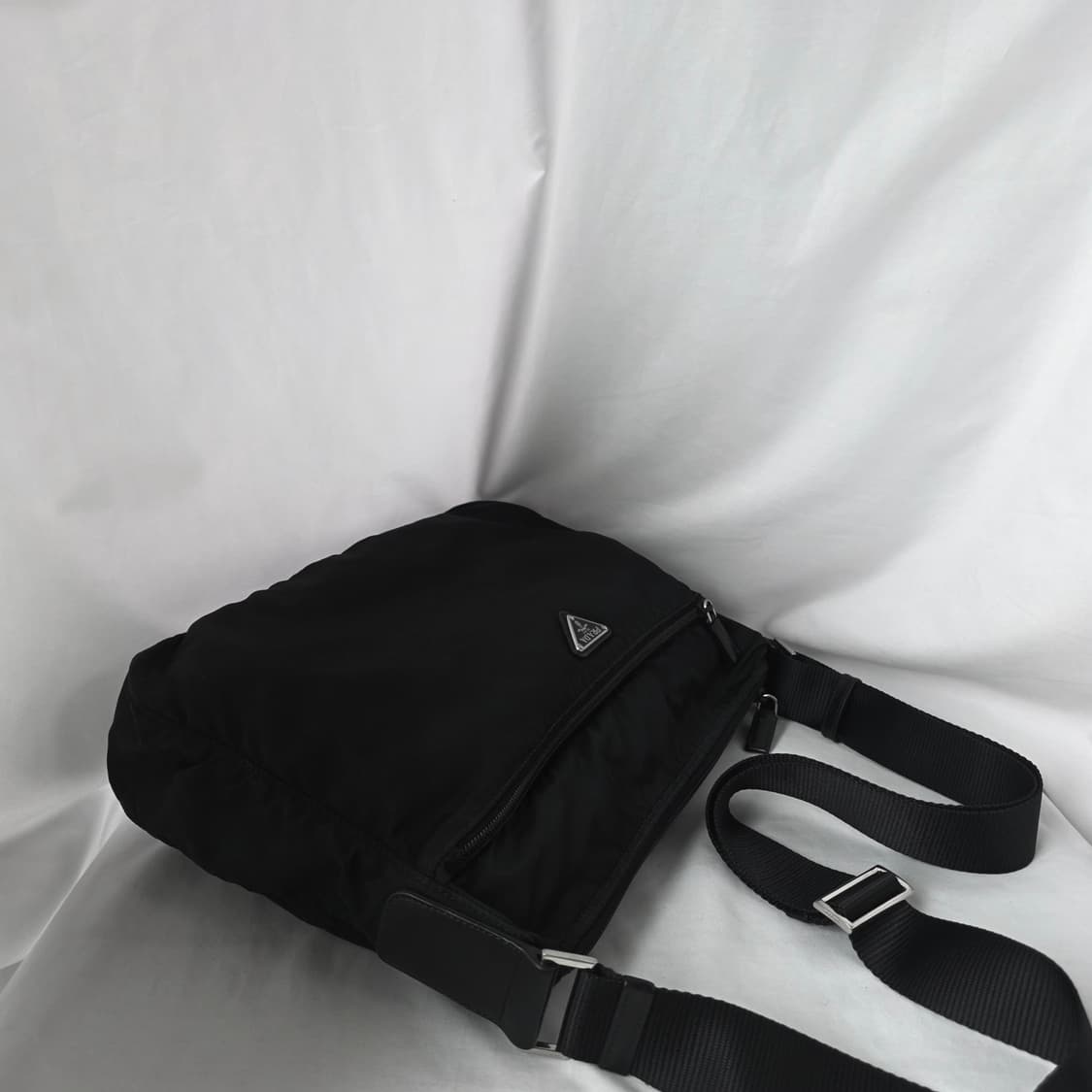 [정품 PRADA] 프라다 투지퍼 나일론 숄더백 크로스백 상품이미지5