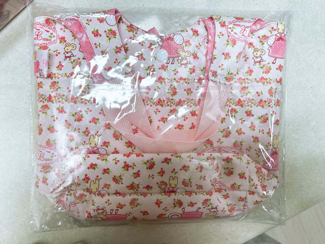 마론크림 손가방 도시락가방 산리오가방 새상품 상품이미지4