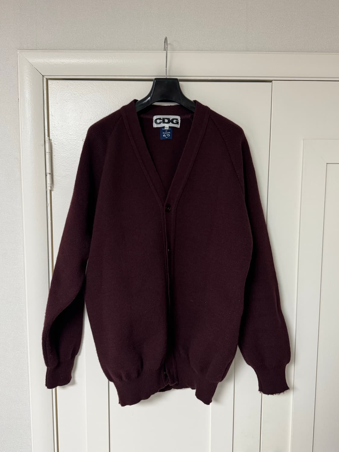 [XXL] CDG 2022 FW 가디건 버건디 상품이미지1