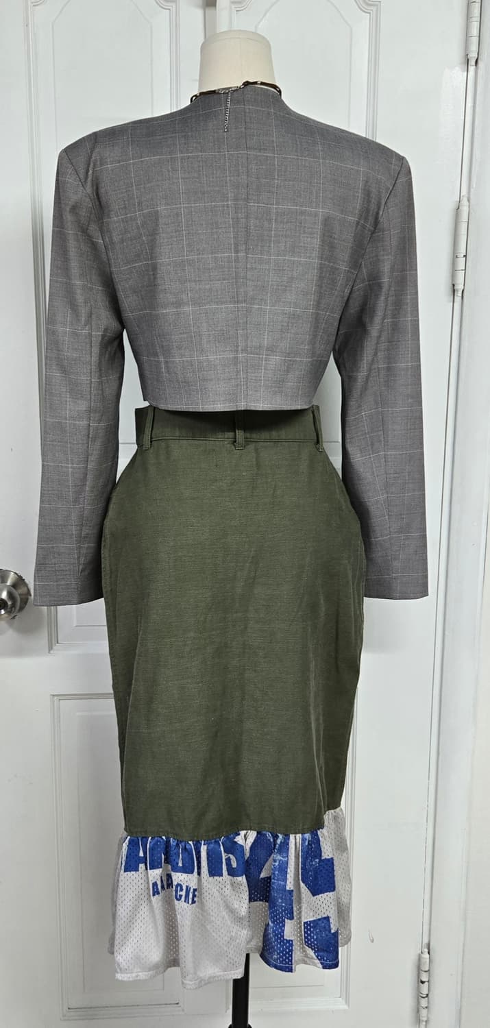 77circa 스커트/마일드 오렌지 크롭자켓 상품이미지4