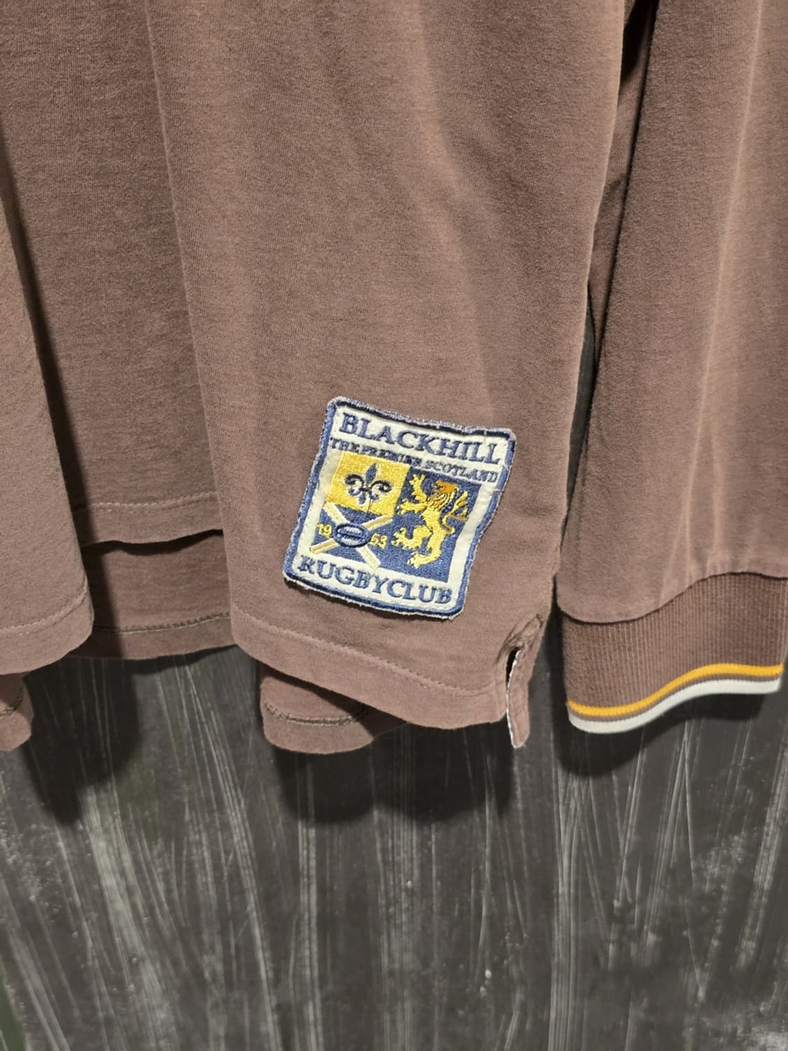 00s ALCOTT Rugby Club Long  Polo Shirt 상품이미지4