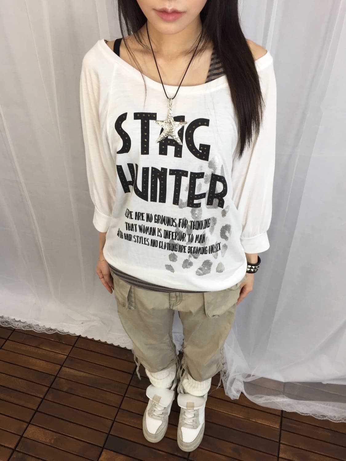 TRUSTY Stag Hunter Y2k Graphic Tee 상품이미지2
