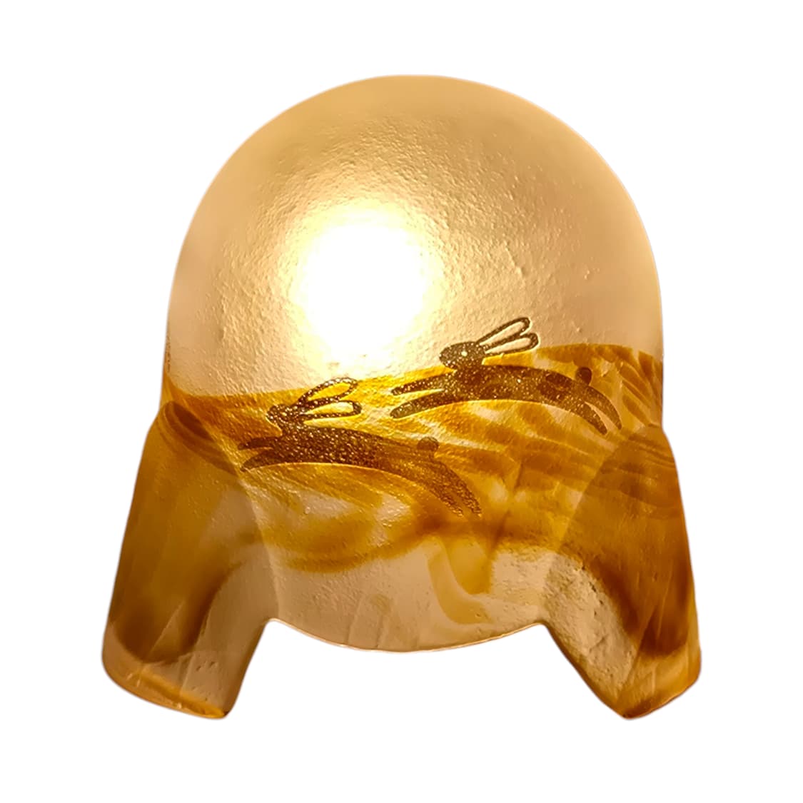 80s 츠키요노 스튜디오 불투명 달 토끼 카빙 램프 상품이미지2