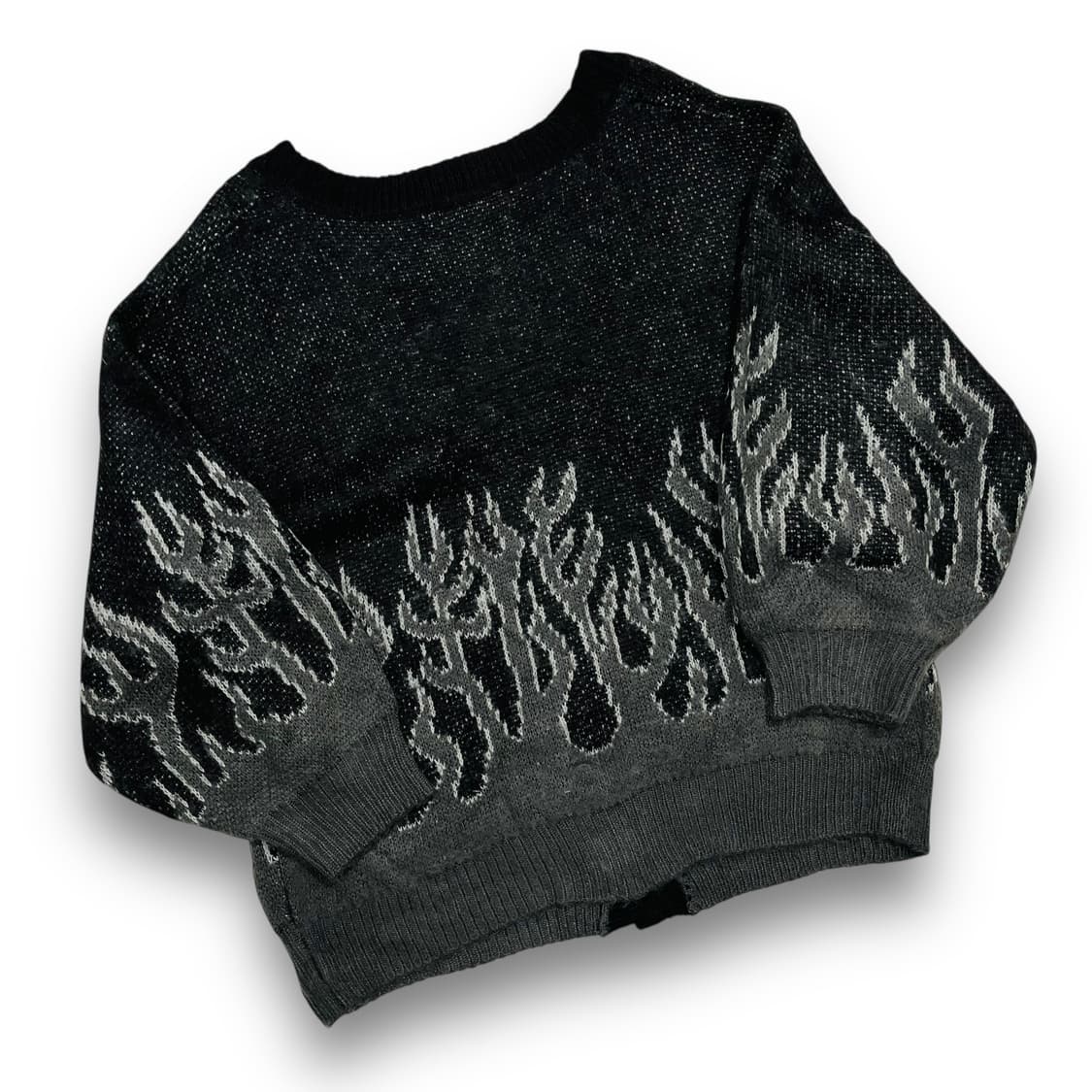 RAD FOUR REAL Flame gray knit cardigan 상품이미지5