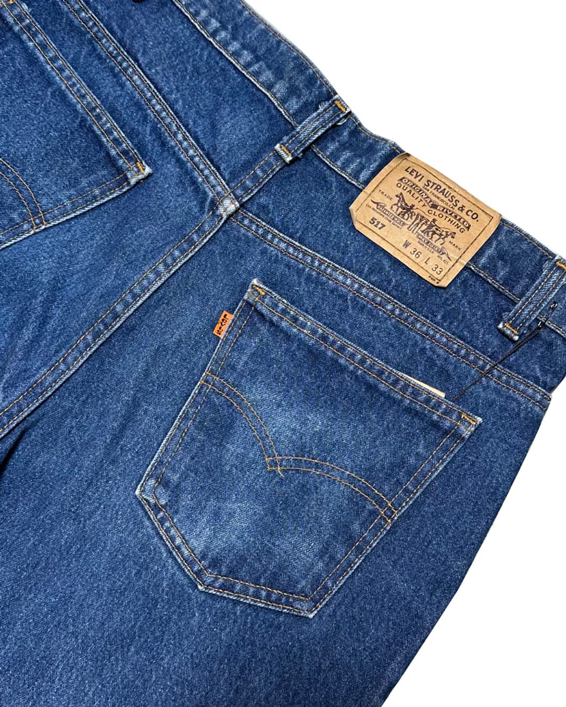 90s 리바이스517 부츠컷 데님 팬츠 36x33 made in usa 상품이미지7