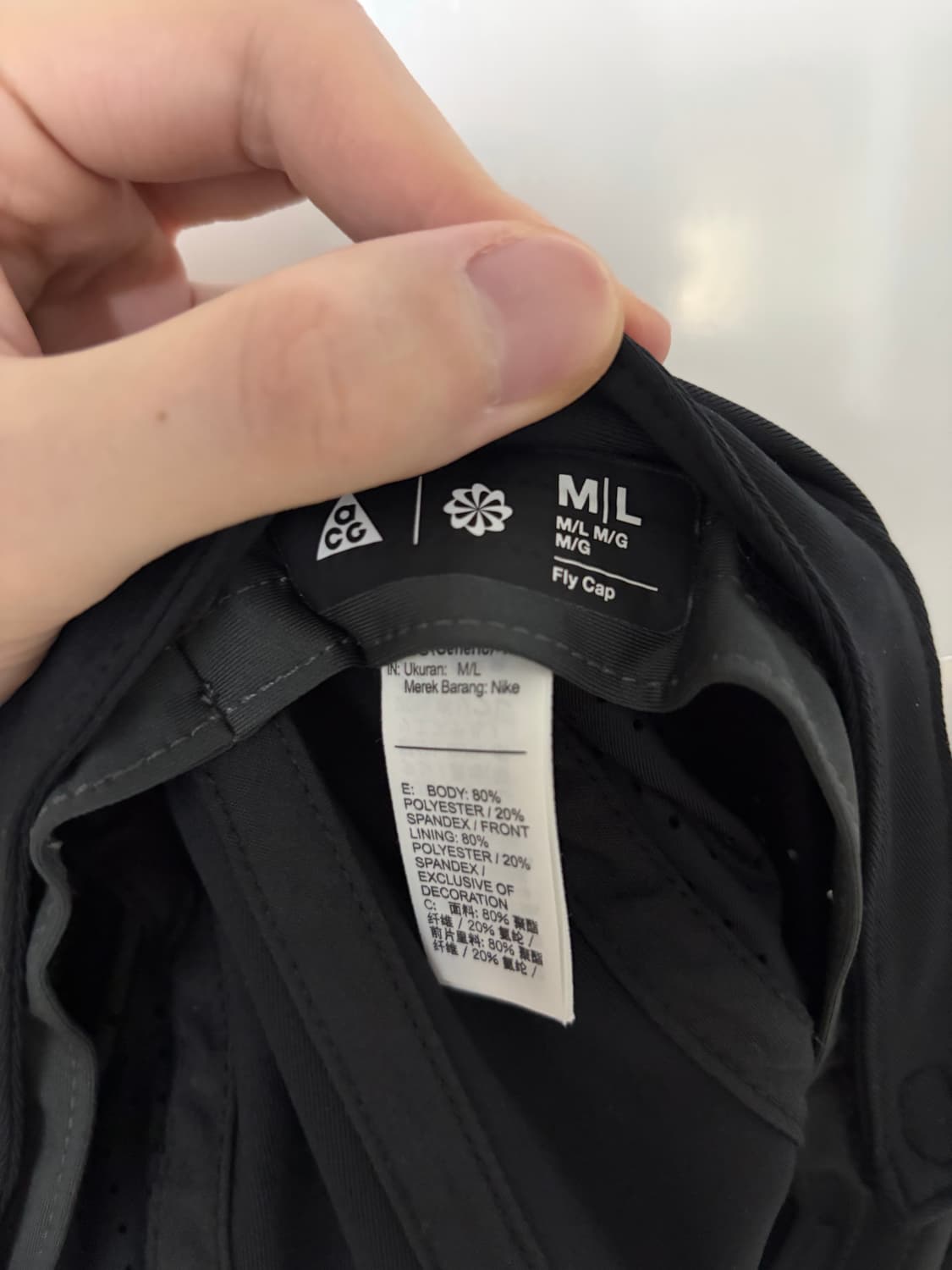 [M/L] 나이키 ACG 플라이 캡 블랙 상품이미지4