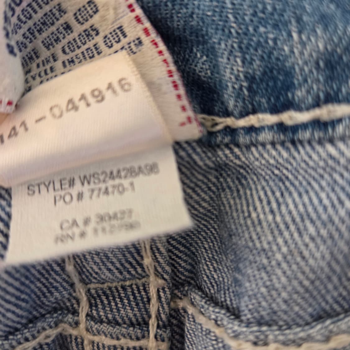 트루릴리젼 여성 롤업 데님 팬츠 상품이미지7