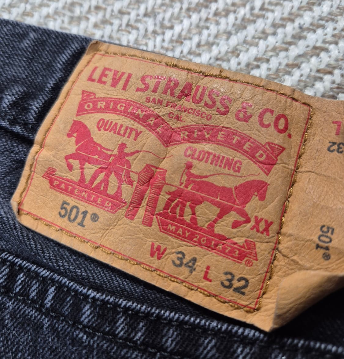 리바이스 501 w34(A23) 상품이미지4