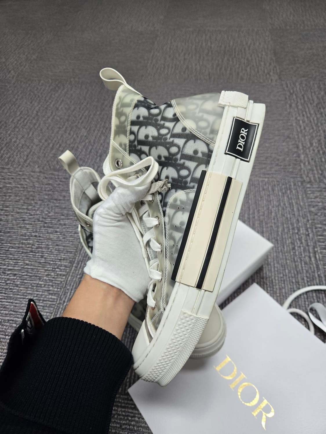 [특가][정품]디올 오블리크 하이탑 스니커즈 상품이미지4