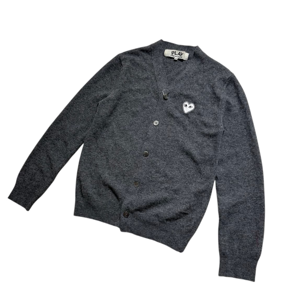 꼼데가르송 화이트 하트와펜 가디건 상품이미지2