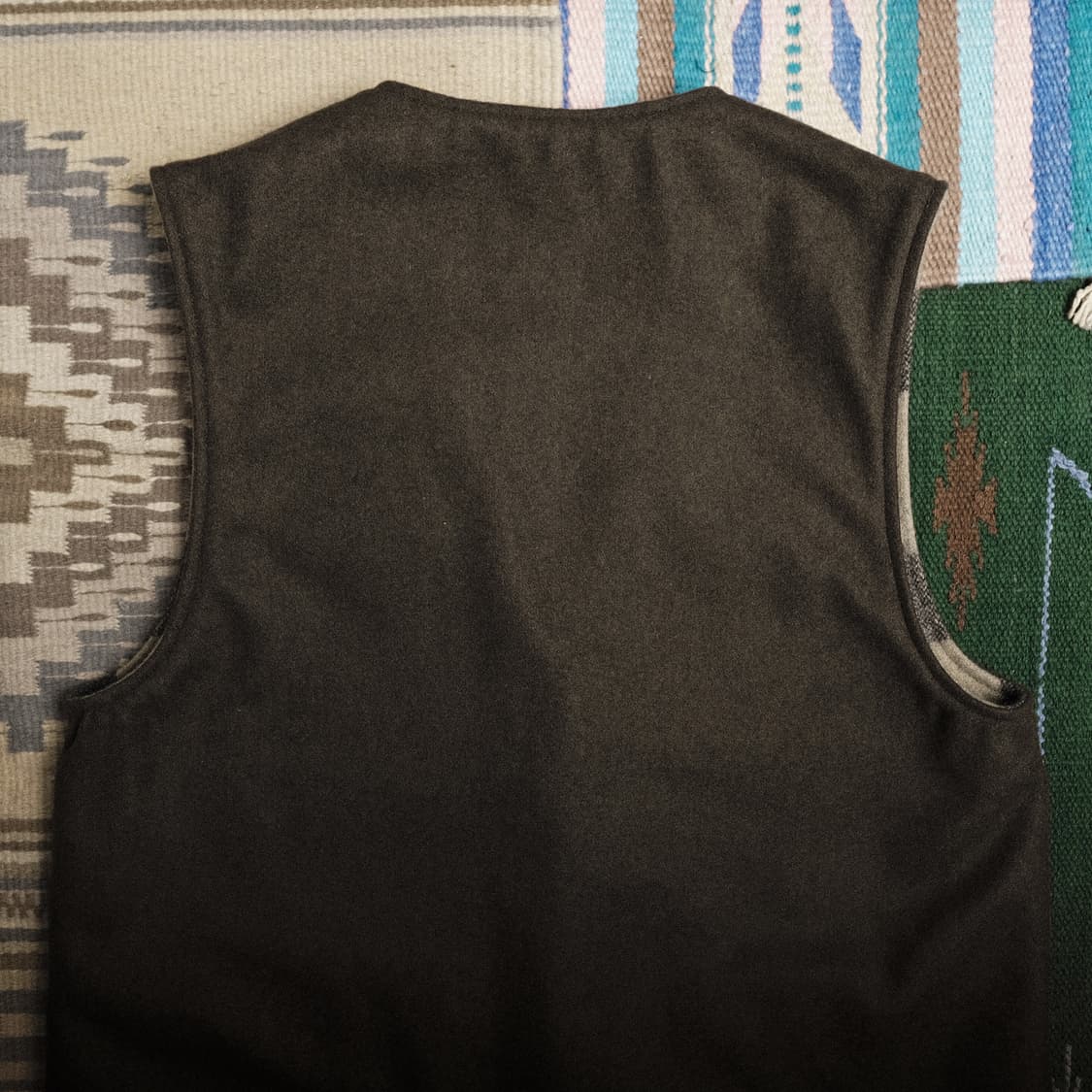 오어슬로우 리버서블 울 멜튼 베스트 2사이즈 상품이미지9