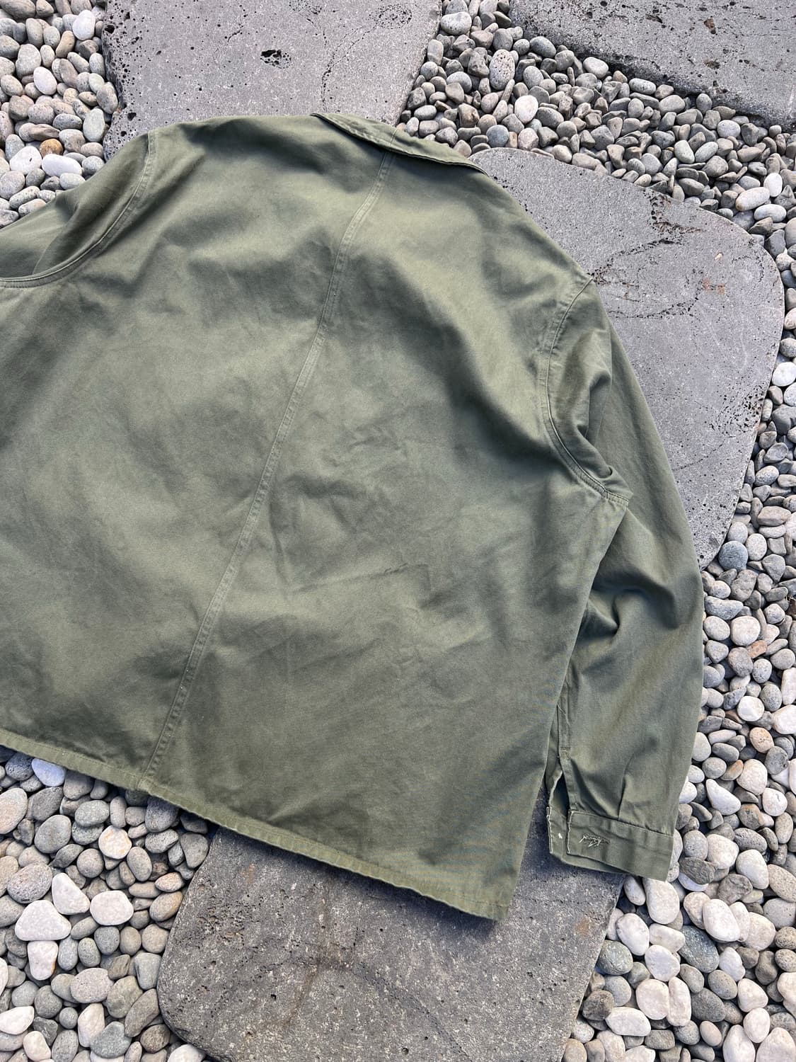 (BIGSIZE)(OLIVEGREEN)OLD FRENCH 프렌치워크자켓 상품이미지9