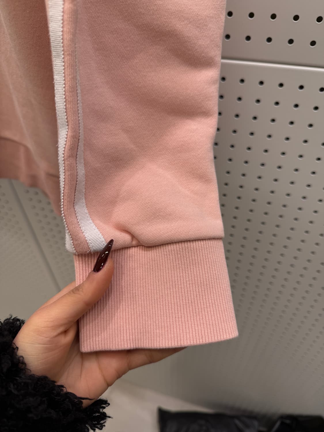 아디다스 오리지널 핑크 3라인 맨투맨 U1106 상품이미지4