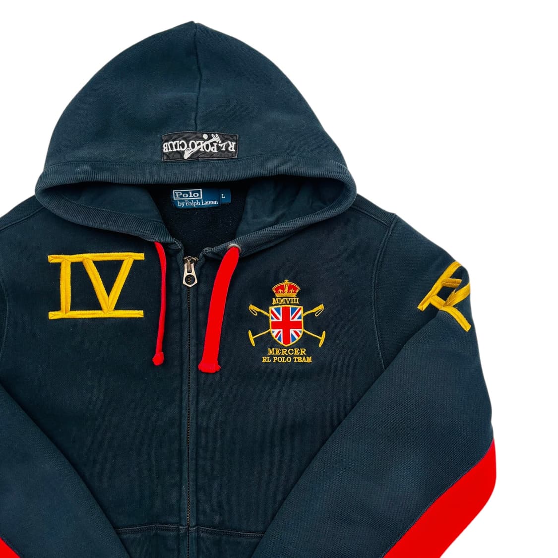 폴로 랄프 로렌 Mercer Club 네이비 후드집업 L 상품이미지2