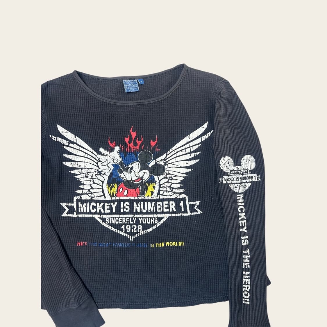 T060 디즈니 미키마우스 윙 그래픽 롱슬리브 티 상품이미지3