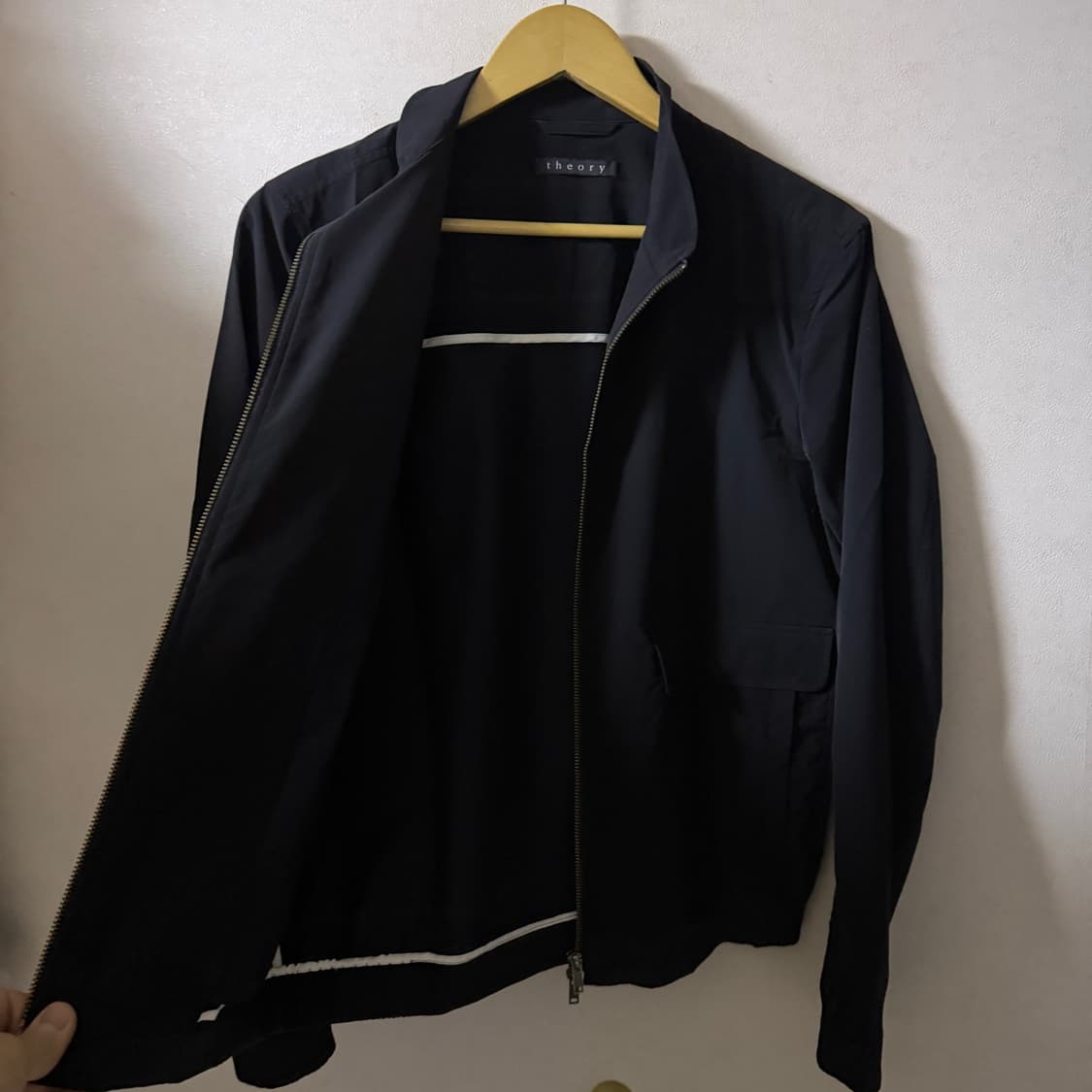 띠어리 남성 블루종 점퍼 블랙 XS (95) 상품이미지8