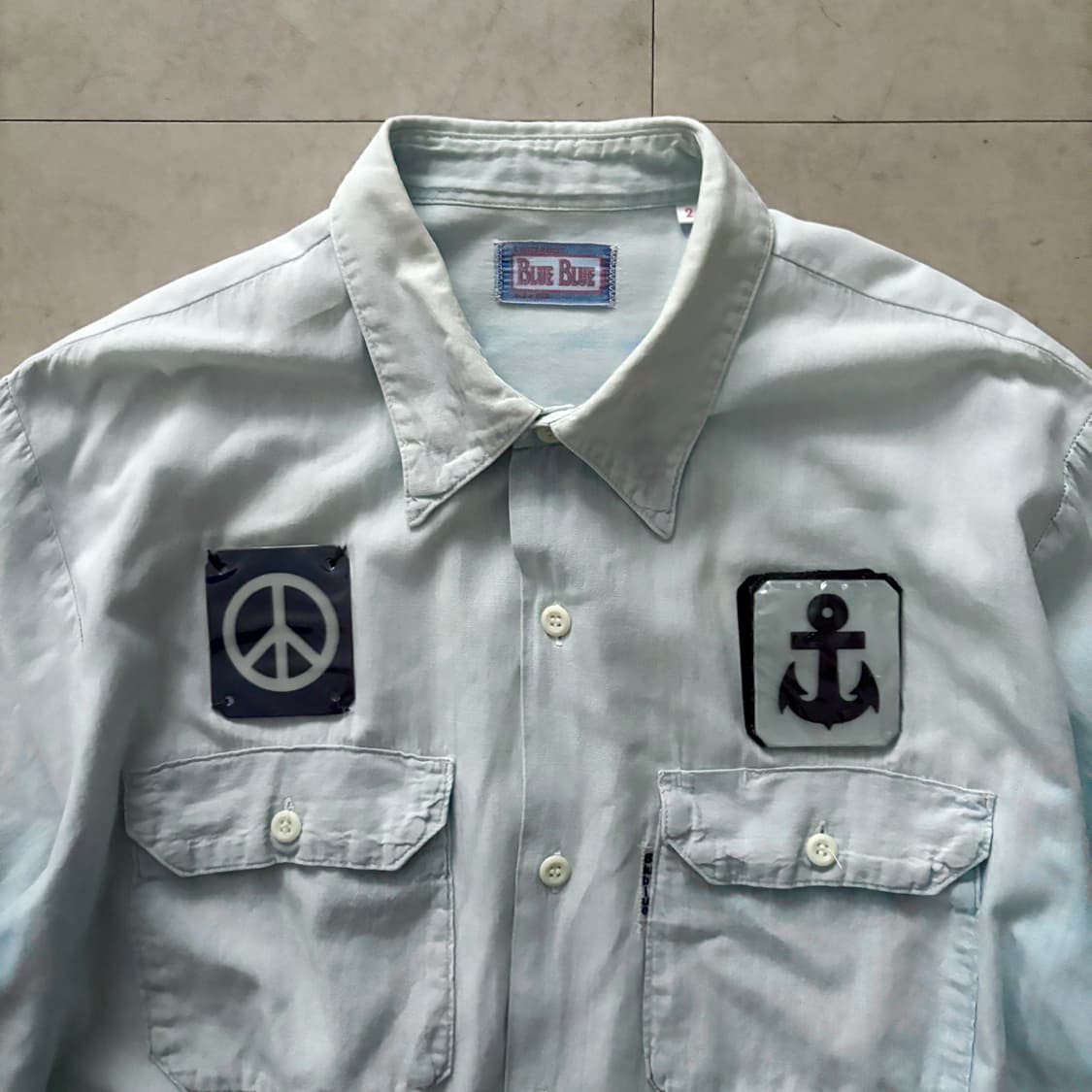 Peace Denim Shirts 상품이미지3