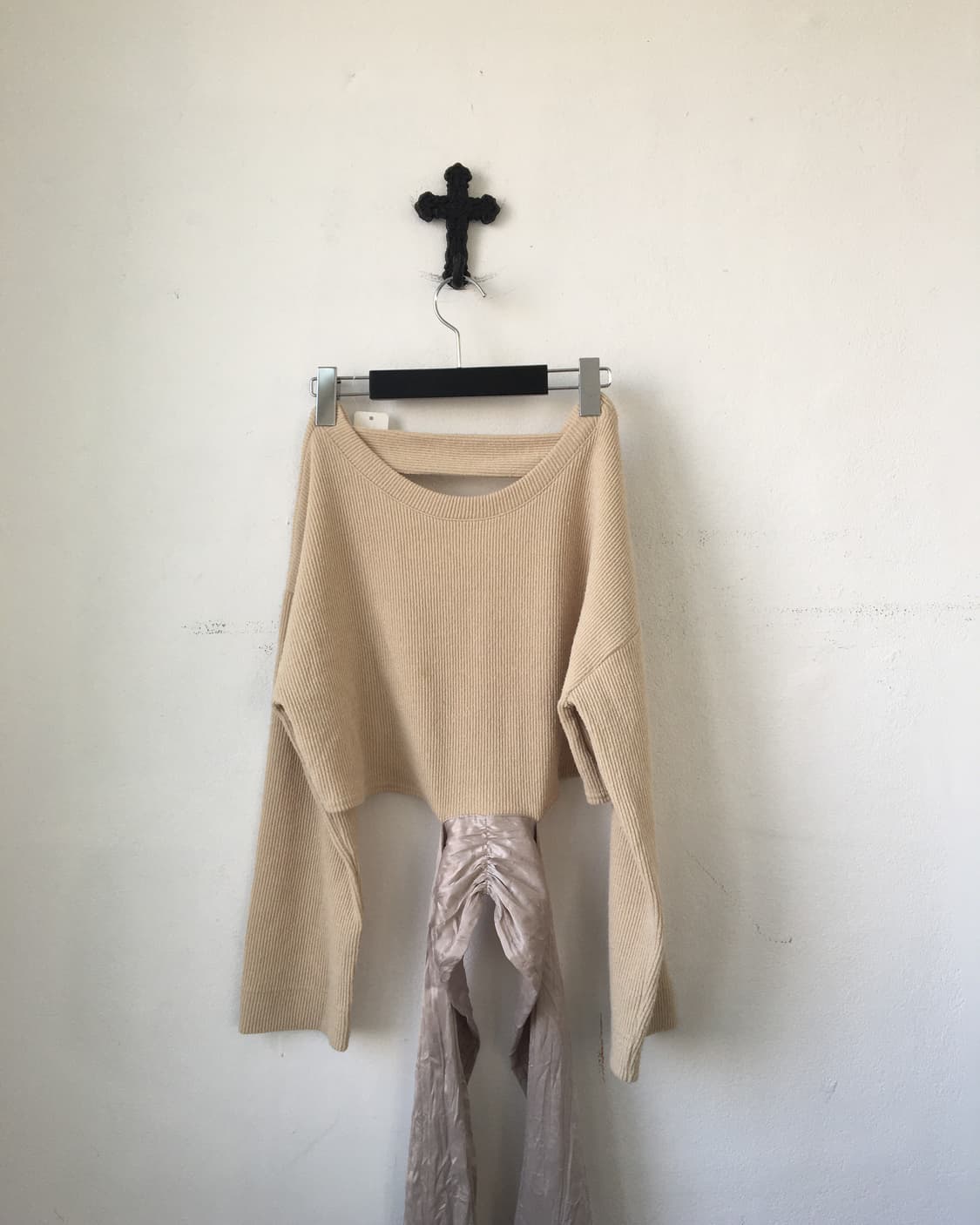 Tied point ribbed knit 상품이미지3