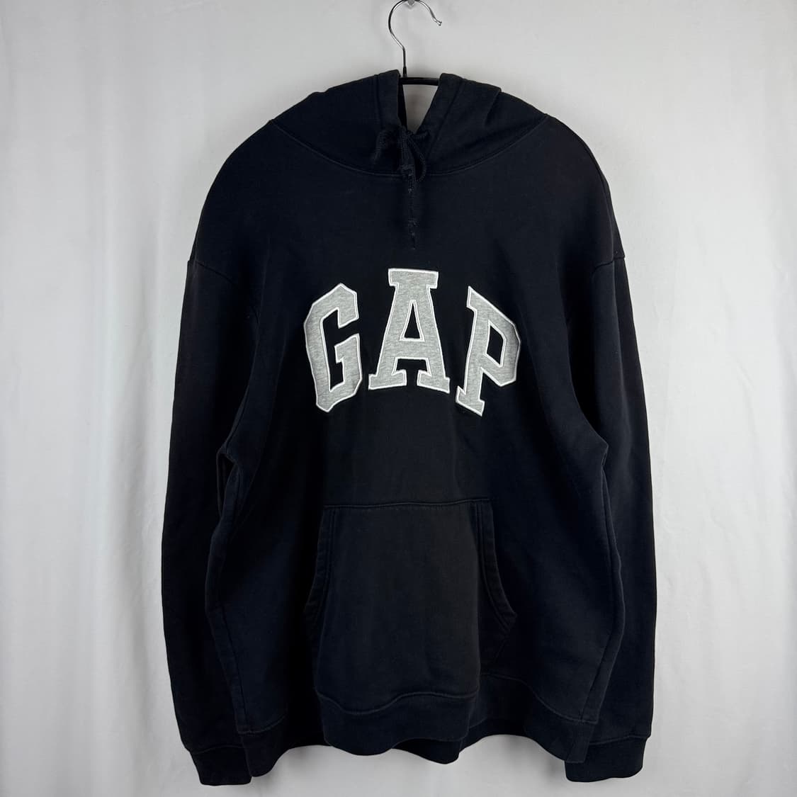 (L) GAP 후드 티 블랙/그레이 상품이미지2