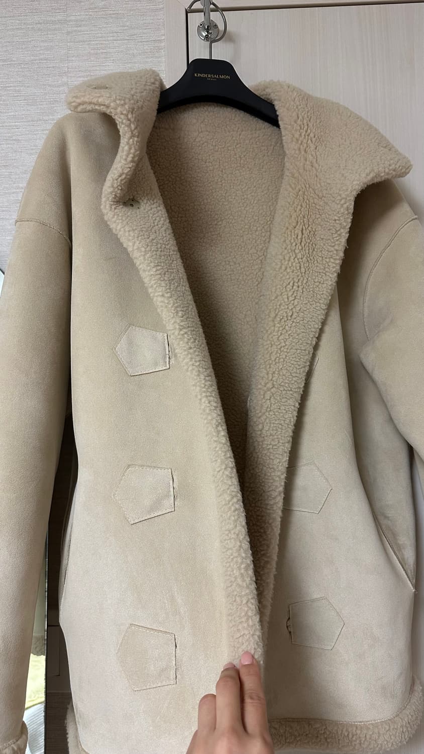 엔오르 EN OR 리버서블 무스탕 상품이미지6