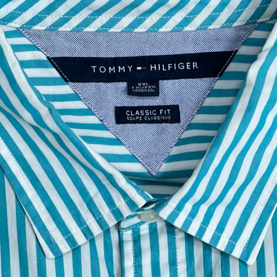 타미힐피거 클래식핏 스트라이프 셔츠 v0777 상품이미지6